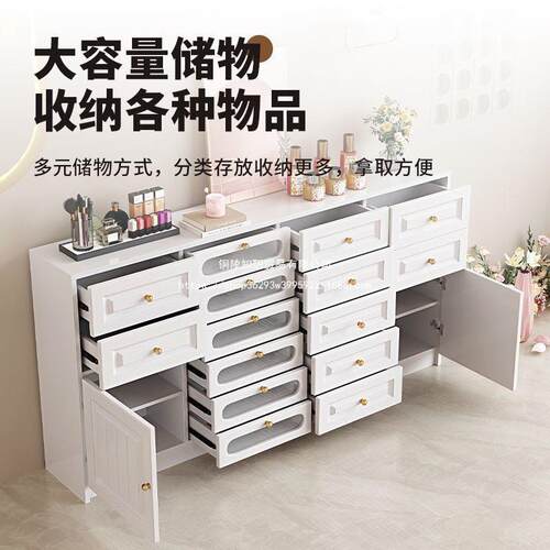 实木美甲柜展示柜美甲店指甲油储物柜家用多层落地柜甲油胶收纳柜