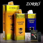 清香型zorro佐罗打火机煤油专用油通用ZP火机油燃油火石棉芯配件
