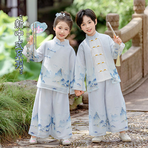 2026新款儿童新中式汉服套装