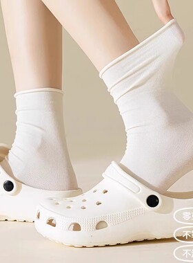 天鹅绒袜子女夏季薄款冰冰袜