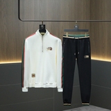 2025秋冬新款IUIUG轻奢潮流休闲运动套装沙发D320-T87356-P270，男装休闲套装，电商D322