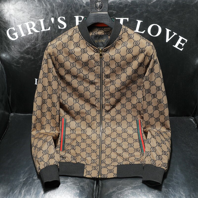 D215-27331-P1452022秋冬新款欧货轻奢数码印花外套夹克男沙发，男装夹克，电商D320(原D215)