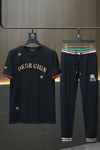 2024夏季 IUIUG丝光棉短袖长裤套装男 可单件卖 D320-T87532-P205图片