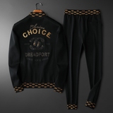 D215-T27472-P2802022秋冬欧货双丝光卫衣运动休闲套装男平铺，男装休闲套装，电商D320(原D215)