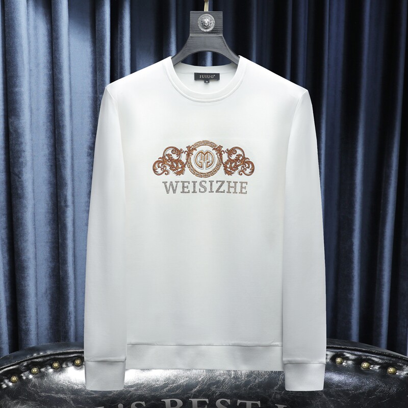 2025秋冬新款IUIUG轻奢潮流休闲卫衣打底衫沙发D320-87829-P125,男装卫衣,电商D322