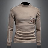 2025秋冬新款羊毛打底衫轻奢品质半高领D320-88362-P115，男装卫衣，电商D322