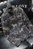 D215-27343-P1002021冬新款轻奢双面加绒半高领卫衣打底衫沙发，男装卫衣，电商D320(原D215)