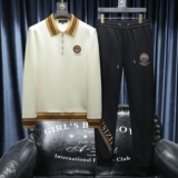 2025秋冬新款IUIUG轻奢潮流卫衣男休闲运动套装D320-T88189-P270，男装卫衣，电商D322