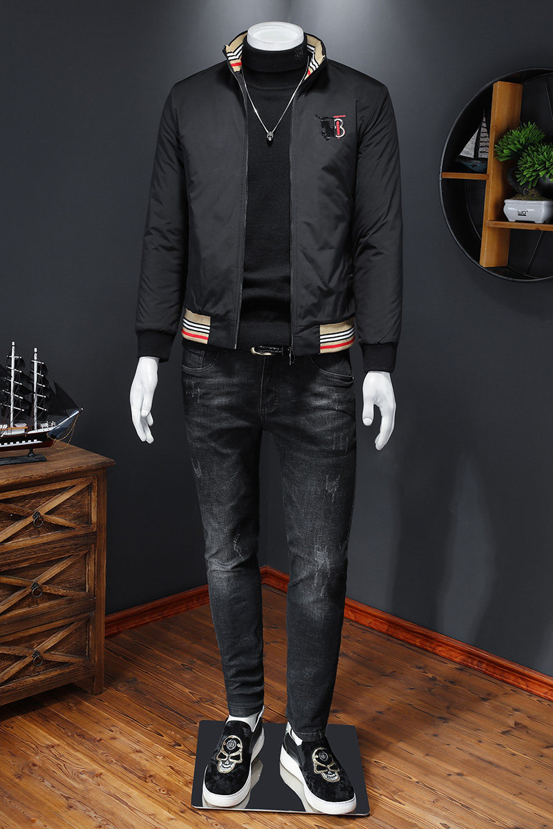 D215-27171-P1952022冬季新款欧货立领衣加厚保暖外套上衣男,男装棉衣,电商D320(原D215)