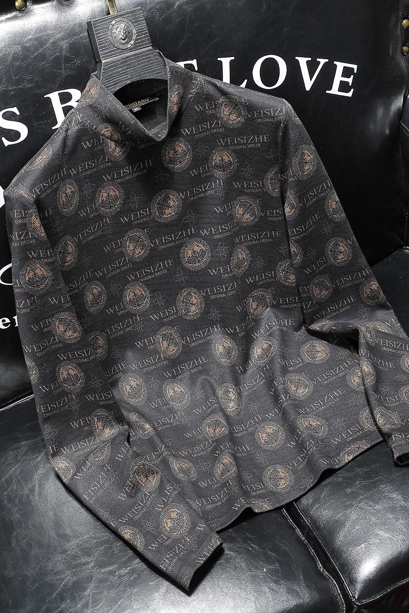D215-27403-P1002021冬新款轻奢双面加绒半高领卫衣打底衫沙发,男装卫衣,电商D320(原D215)
