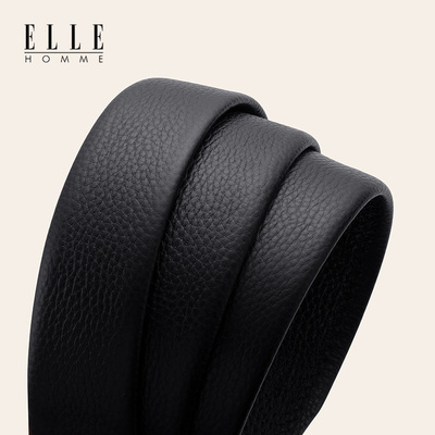 法国ELLEHOMME真皮自动扣带身