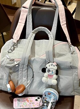 2026新款大容量运动瑜伽包干湿分开健身包旅行收纳托特单肩斜挎包