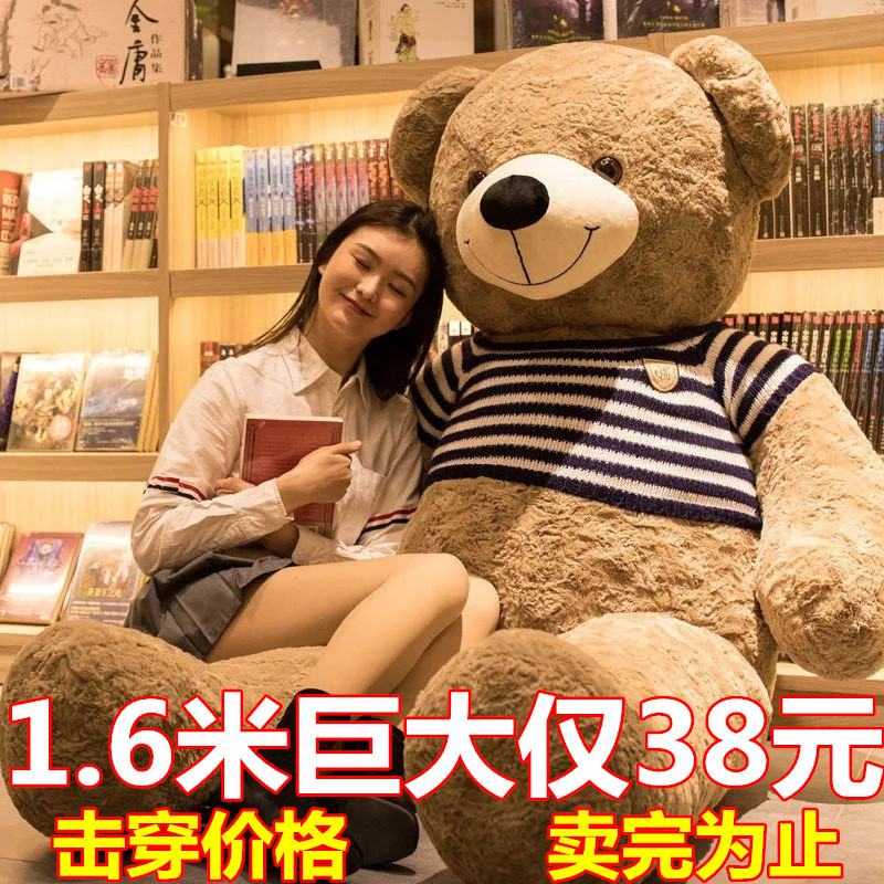迷糊熊公仔抱枕PP棉可爱
