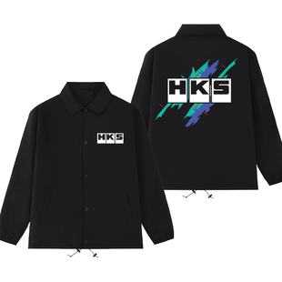 日本JDM改装车HKS ENDLESS周边教练夹克男女春秋工装外套衣服百搭