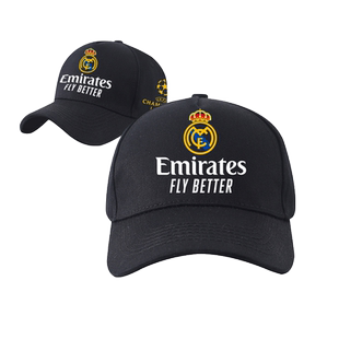 欧冠2022冠军皇家马德里本泽马莫德里奇球迷纪念鸭舌帽可刺绣帽子