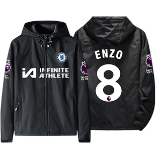 2324切尔西主场球衣外套10号穆德里克恩佐斯特林足球迷冲锋衣