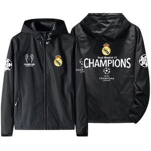 欧冠2022欧洲杯皇家马德里本泽马莫德里奇足球训练外套夹克上衣服