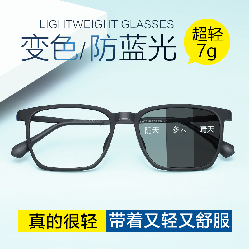 大视野男士商务超韧tr超轻近视镜