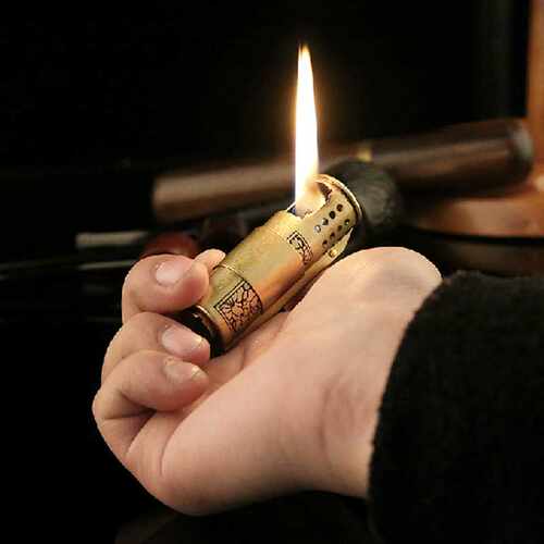 Quercia煤油打火机老式手工精品