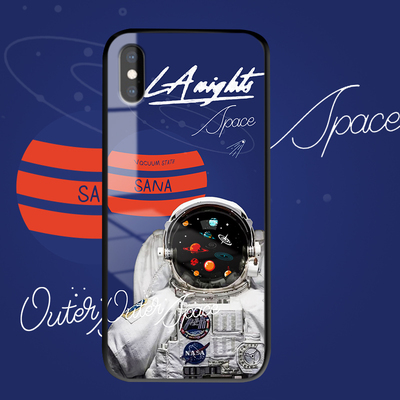 适用于苹果x手机壳iphone6/7/8plus保护套11pro卡通全包边se2玻璃xsmax防摔情侣xr个性男女潮xs任意型号软壳