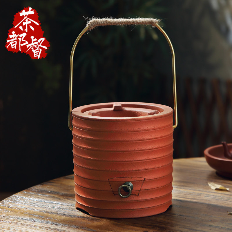 潮州茶都督手拉红泥炭炉小火炉