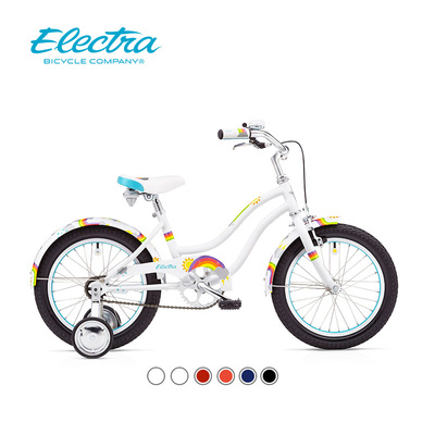 Electra儿童自行车女3-8岁女童单车公主款16寸小孩宝宝脚踏车子粉