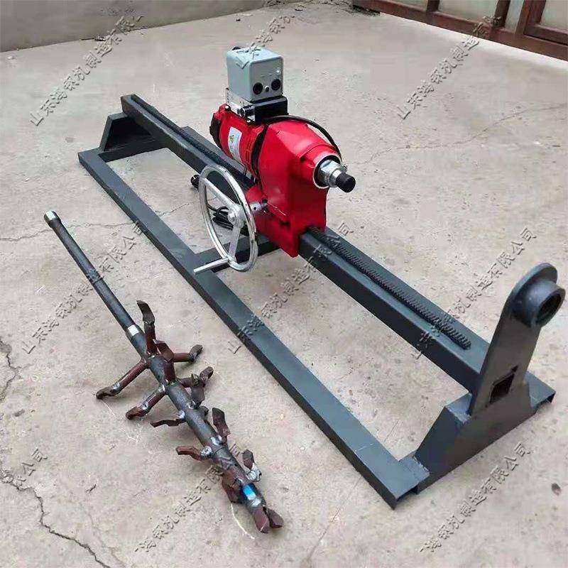 电缆管道过路打眼机 小型地下管道钻孔机 手动地下水平打孔机