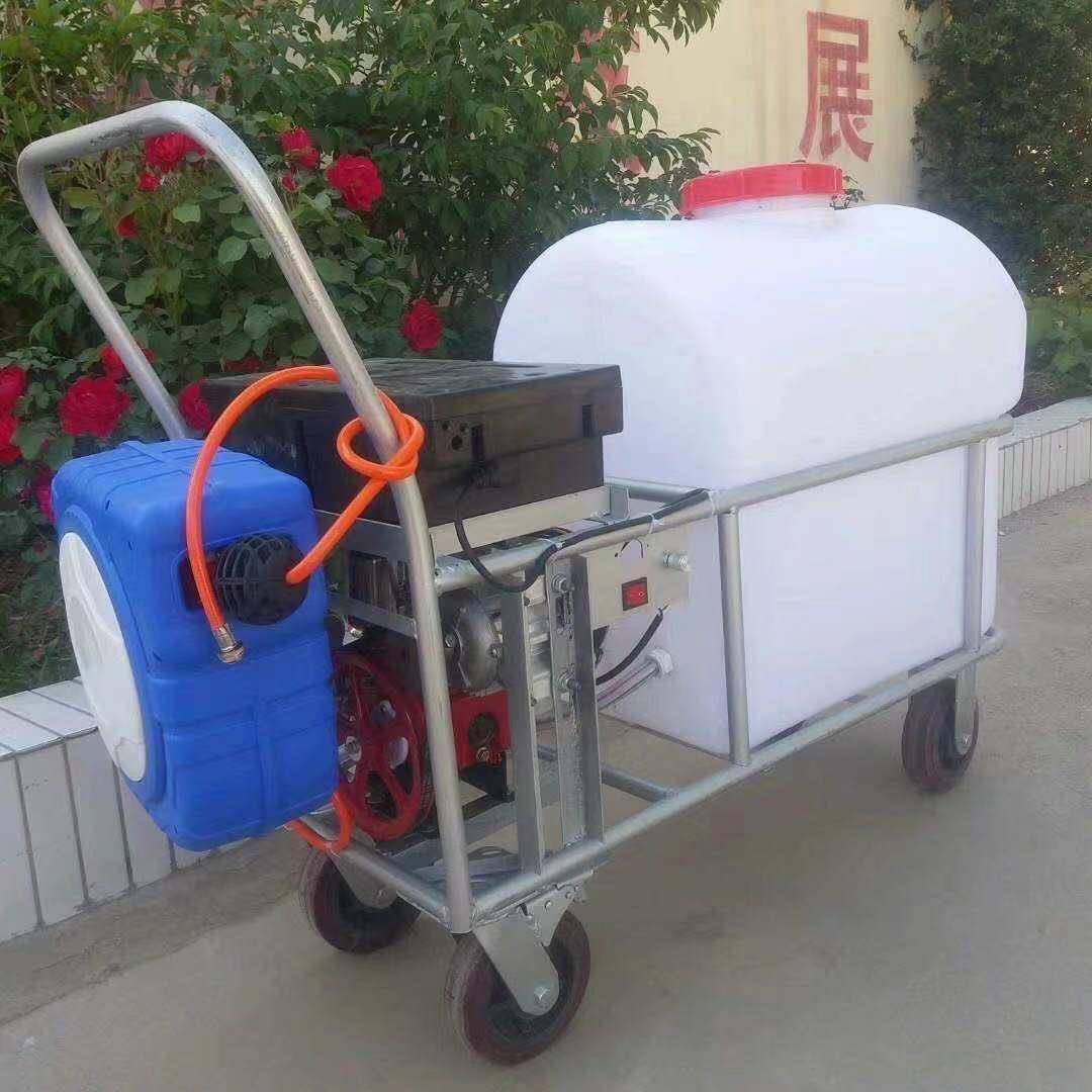 105升农用喷雾机新型推拉式电瓶打药机 手推式电动高压喷药机