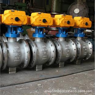 式 电动法兰偏心半球阀PBQ940F 侧装 DN400 偏心半球阀 40P