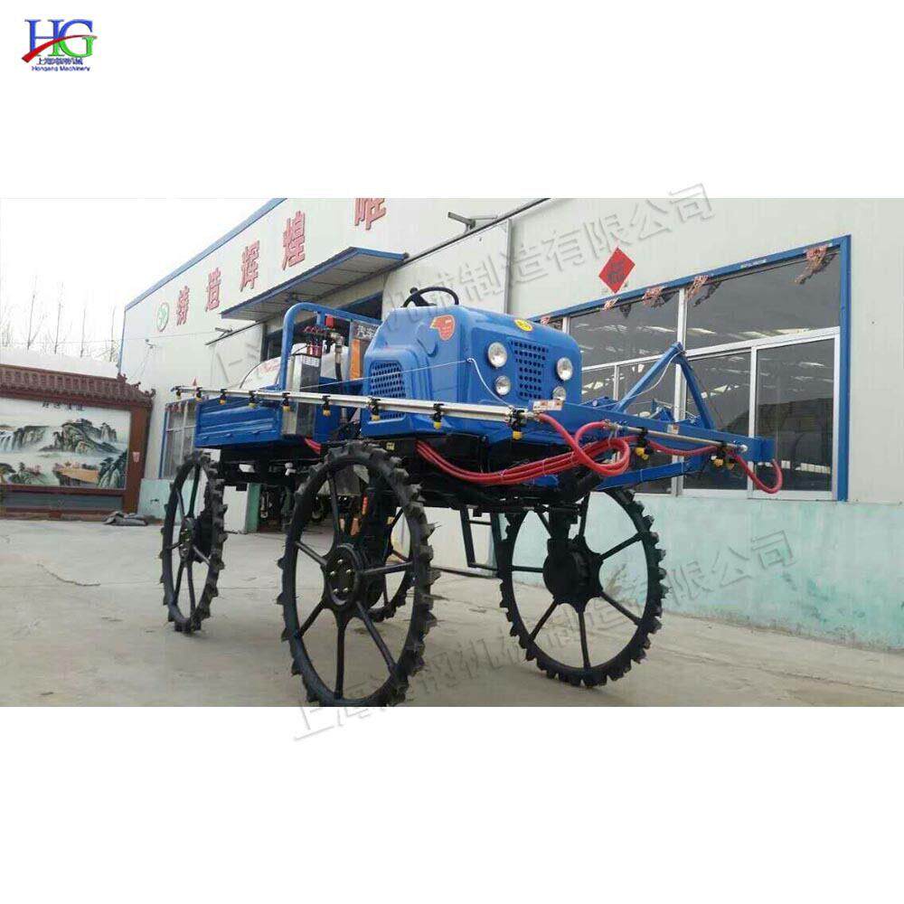 自走式水旱两用打机 无极变速自走式喷机 乘坐式农用除草驱虫