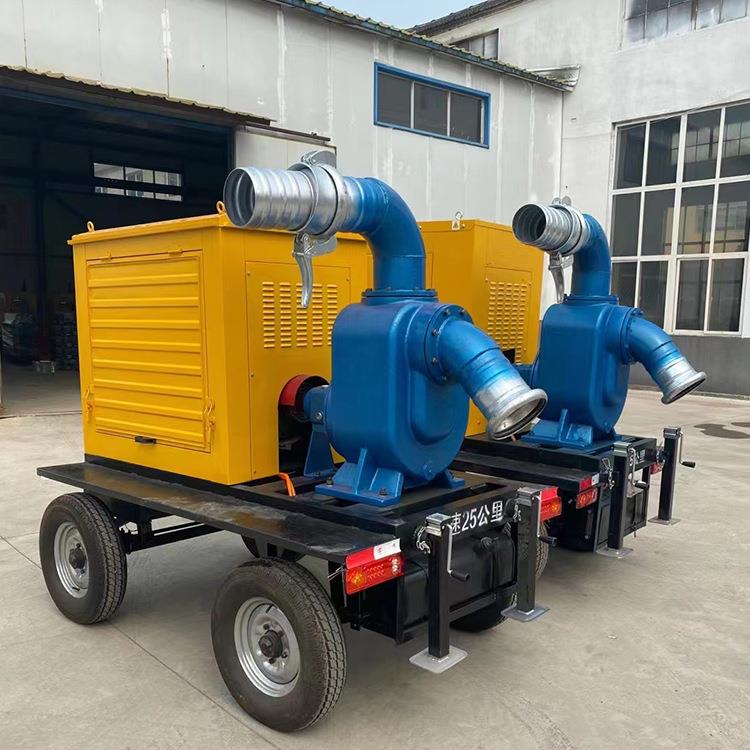 防汛排污移动泵车大流量防汛抗旱排涝移动泵车多功能柴油泵车