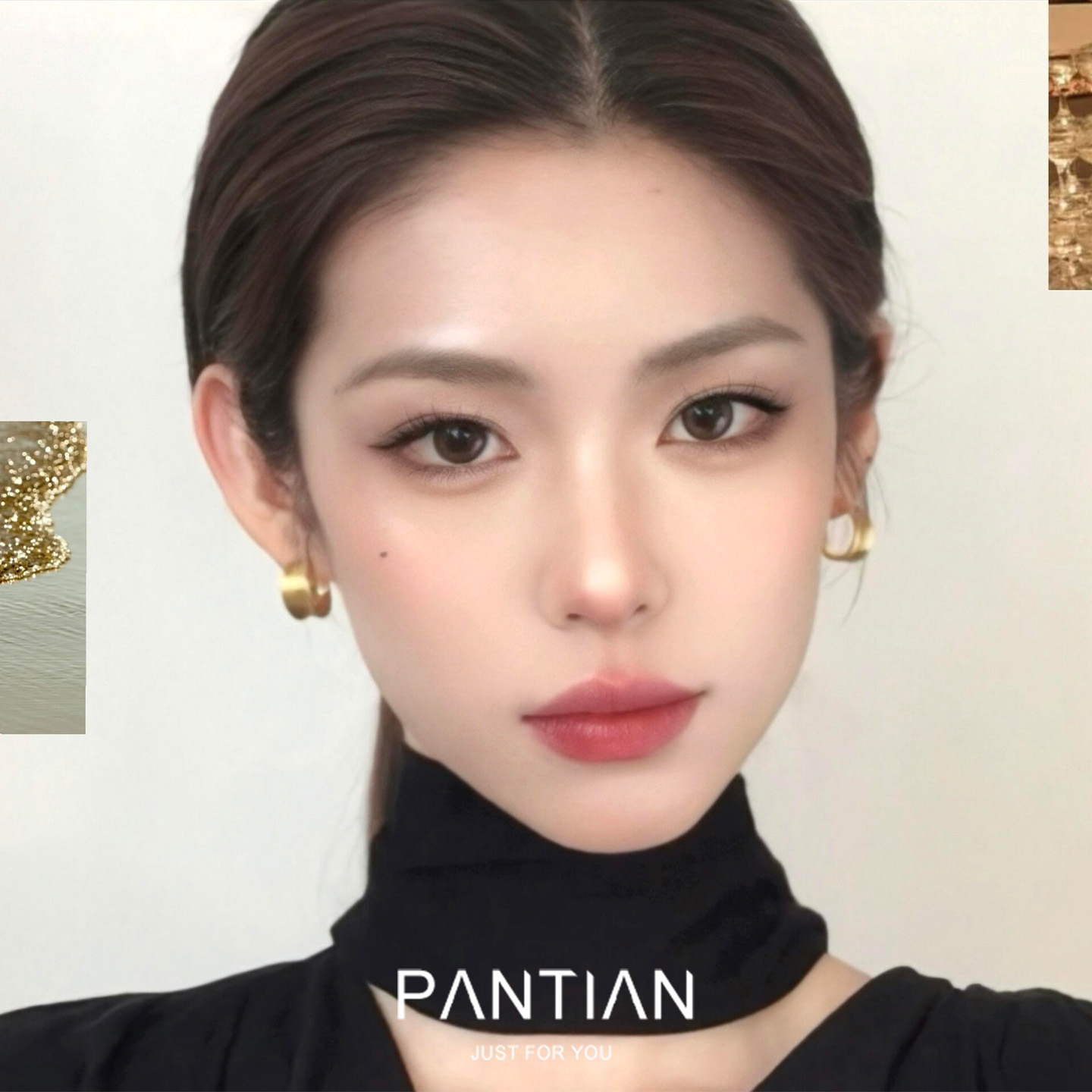 简约C形金色耳饰高级感轻奢耳环