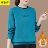 Весенняя толстовка, демисезонный лонгслив, куртка для отдыха, 2021 года, оверсайз, в западном стиле, круглый воротник