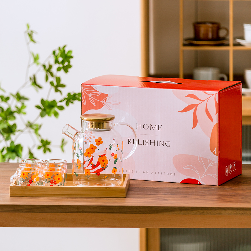 礼品包装赠品佳选，耐热玻璃水壶