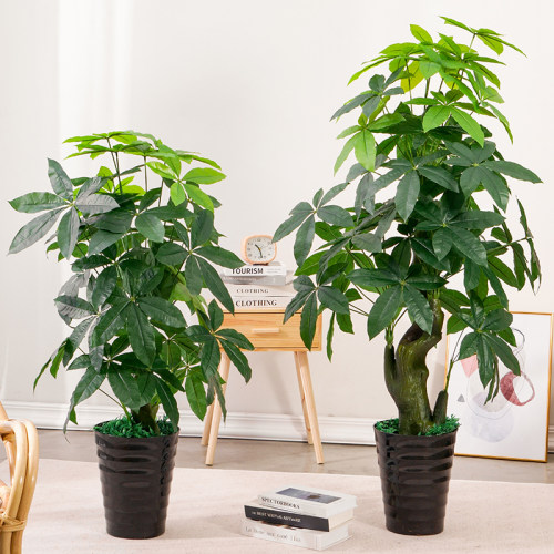 彷真植物盆栽彷生发财树大型塑料假绿植客厅摆件落地假花室内装饰