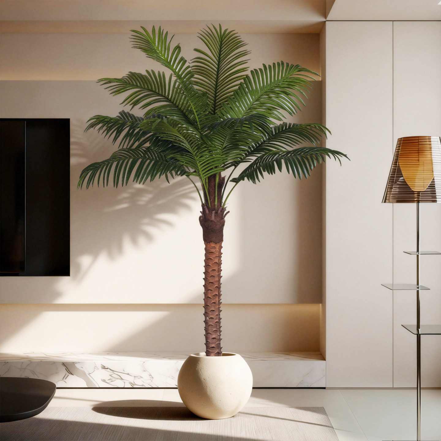 仿真绿植椰子树室内高端轻奢装饰大型盆栽客厅落地摆件仿生假植物