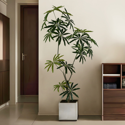 假绿植高端轻奢室内客厅孔雀木大型落地摆件装饰树高品质仿生植物