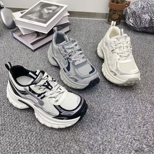 休闲运动鞋 欧货爆款 高品质配阔腿裤 女2025秋冬新款 小众厚底老爹鞋