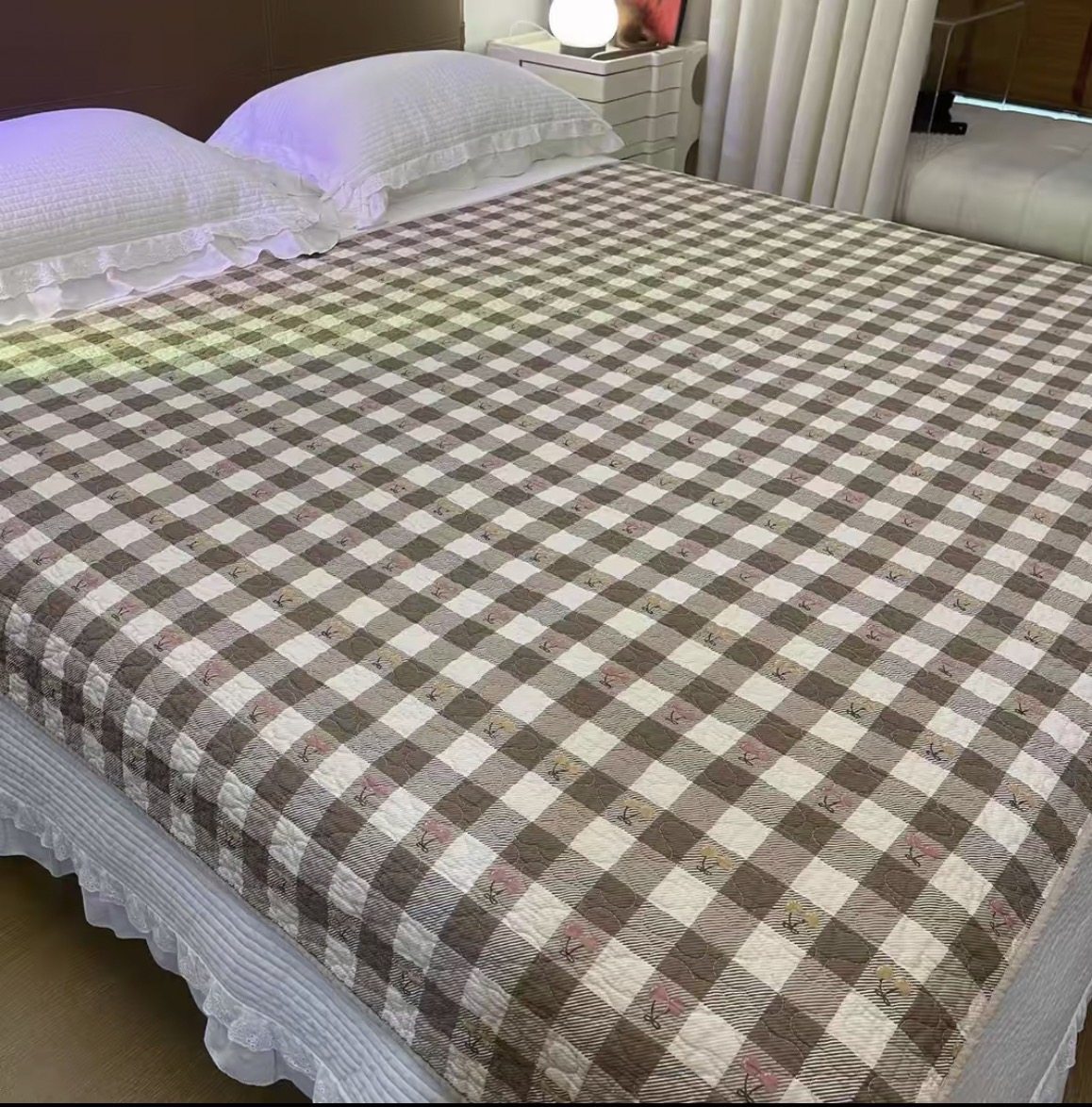 纯棉绗缝夹棉床盖可水洗机洗隔脏垫隔油隔汗垫加厚床单可铺可盖,床上用品,隔脏床品,淘宝优惠券,粉丝福利购,淘宝优惠卷