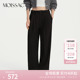 女 长裤 商场同款 摩萨克春休闲OL休闲弹力腰头直筒西装