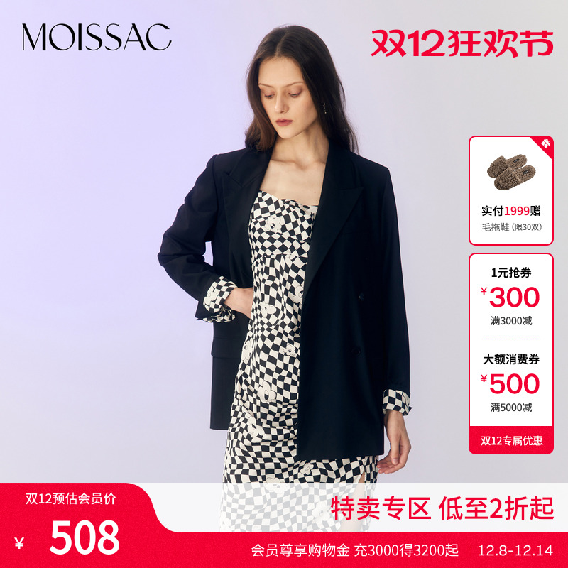 基础气质显瘦黑西外套