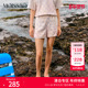 MOISSAC摩萨克夏季 少女减龄渐变满印A字短裤 女