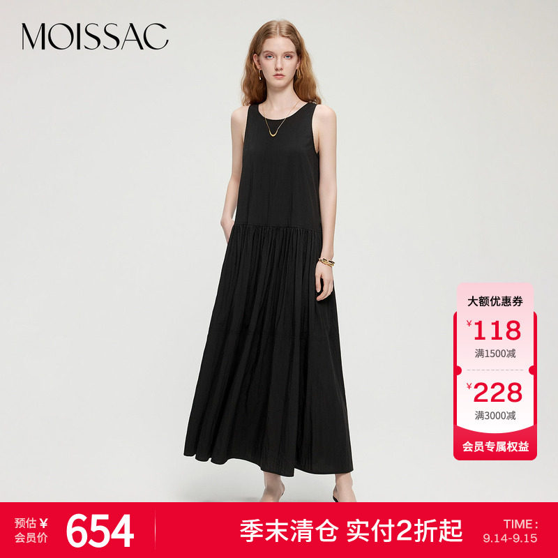 甜酷机能感无袖背心连衣裙图片