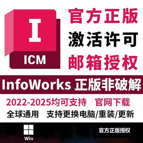 InfoWorks ICM 2024-2027 软件正版账号激活许可授权订阅许可