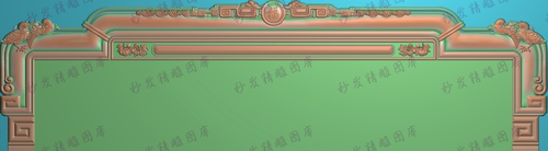 精雕图大床高拼和谐凤凰鸟头福字草龙蓝莓床头靠头脑边柱1870x502