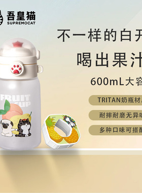 【JOYFIT联名款】吾皇猫Tritan材质玩味瓶白水喝出饮料味果味水杯