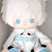 咒术回战五条悟属性可爱喵悟40cm棉花娃娃高颜值帅气毛绒玩偶公仔