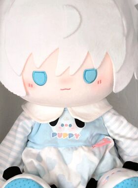 咒术回战五条悟属性可爱喵悟40cm棉花娃娃高颜值帅气毛绒玩偶公仔