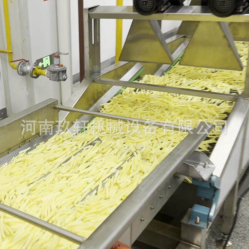大型美式速冻薯条生产线 出口品质带CE认证全自动薯条薯片生产线