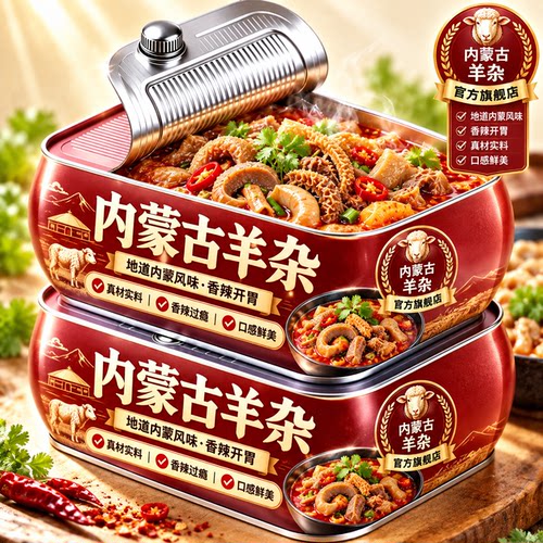 老字号！羊杂汤即食真空袋装熟食内蒙古羊杂碎全套羊肉汤整套家用